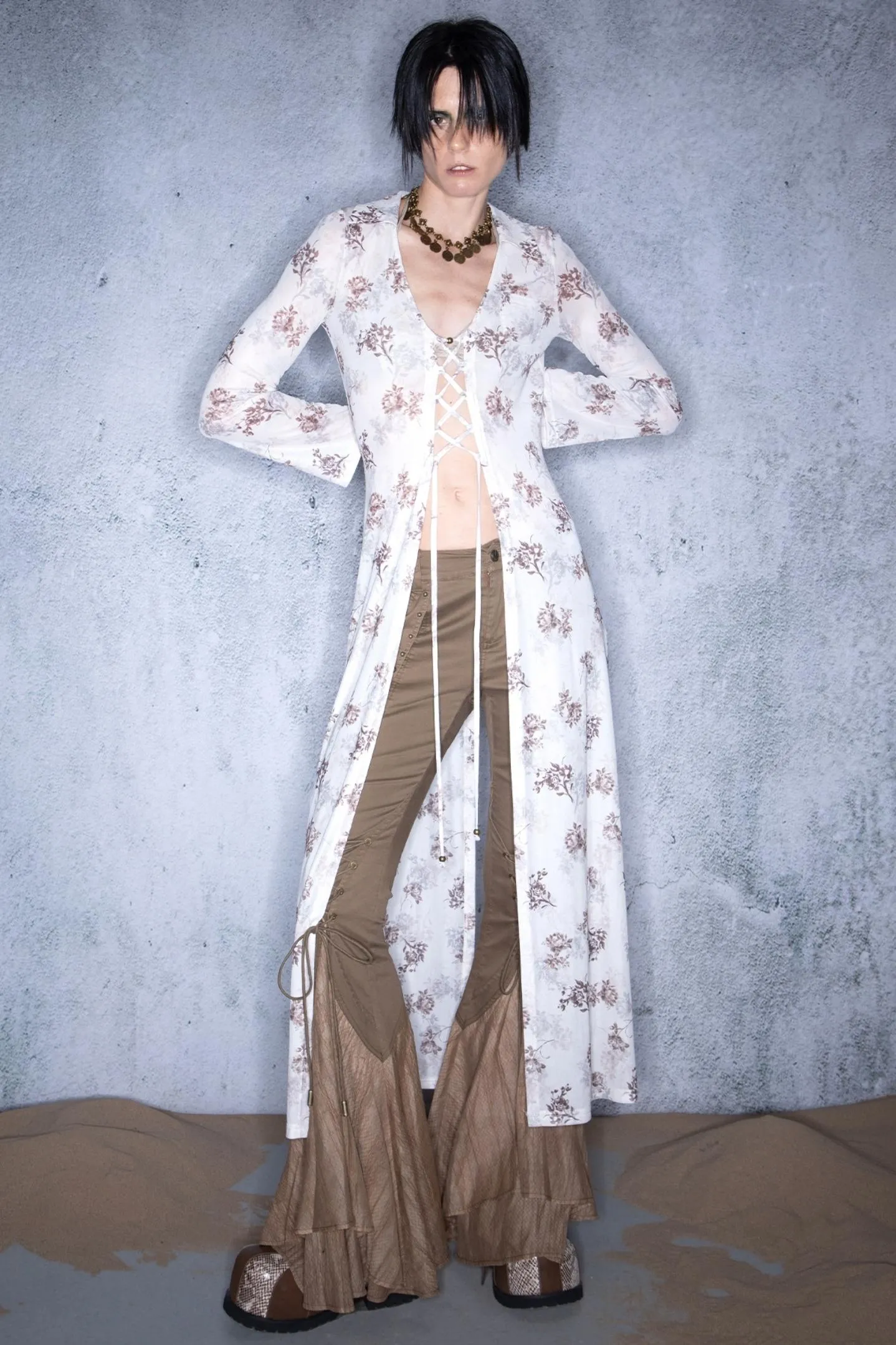 Stretch Long Cardigan