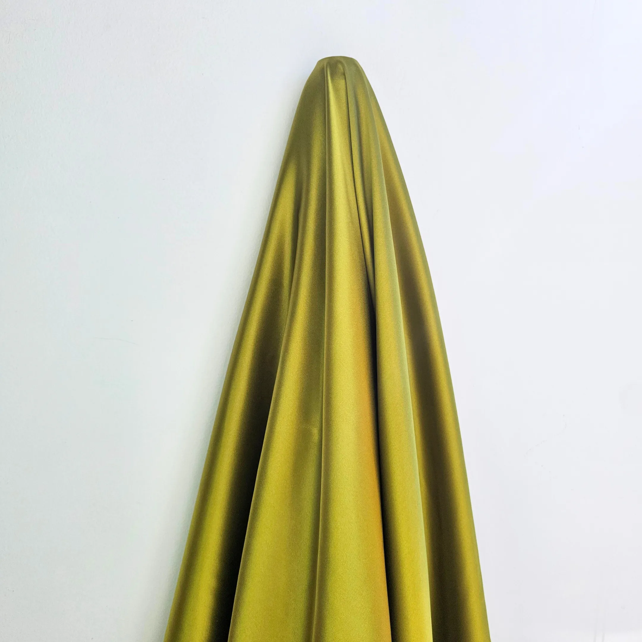 Stretch Satin Citron