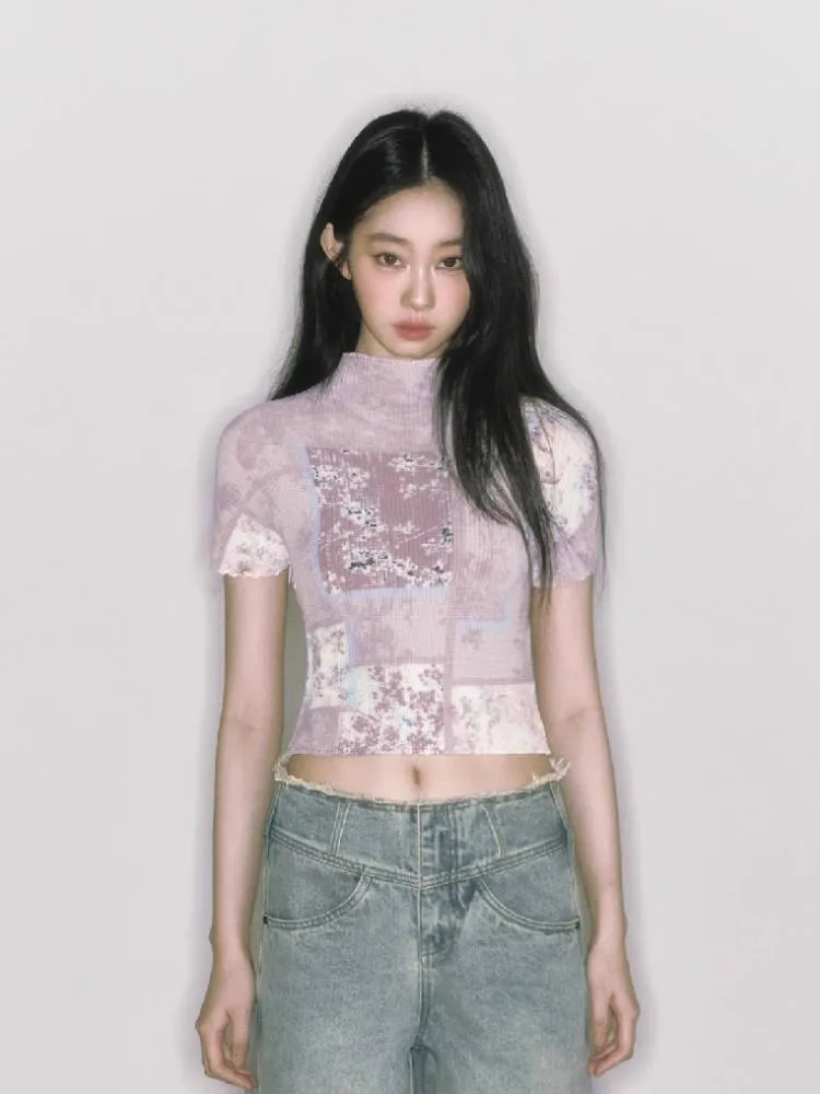 Stretch short tops【s0000009236】