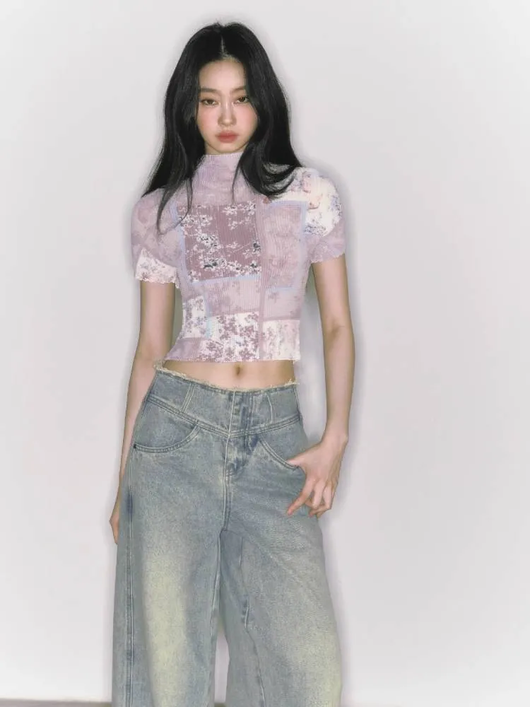 Stretch short tops【s0000009236】