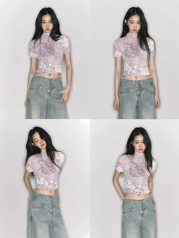 Stretch short tops【s0000009236】