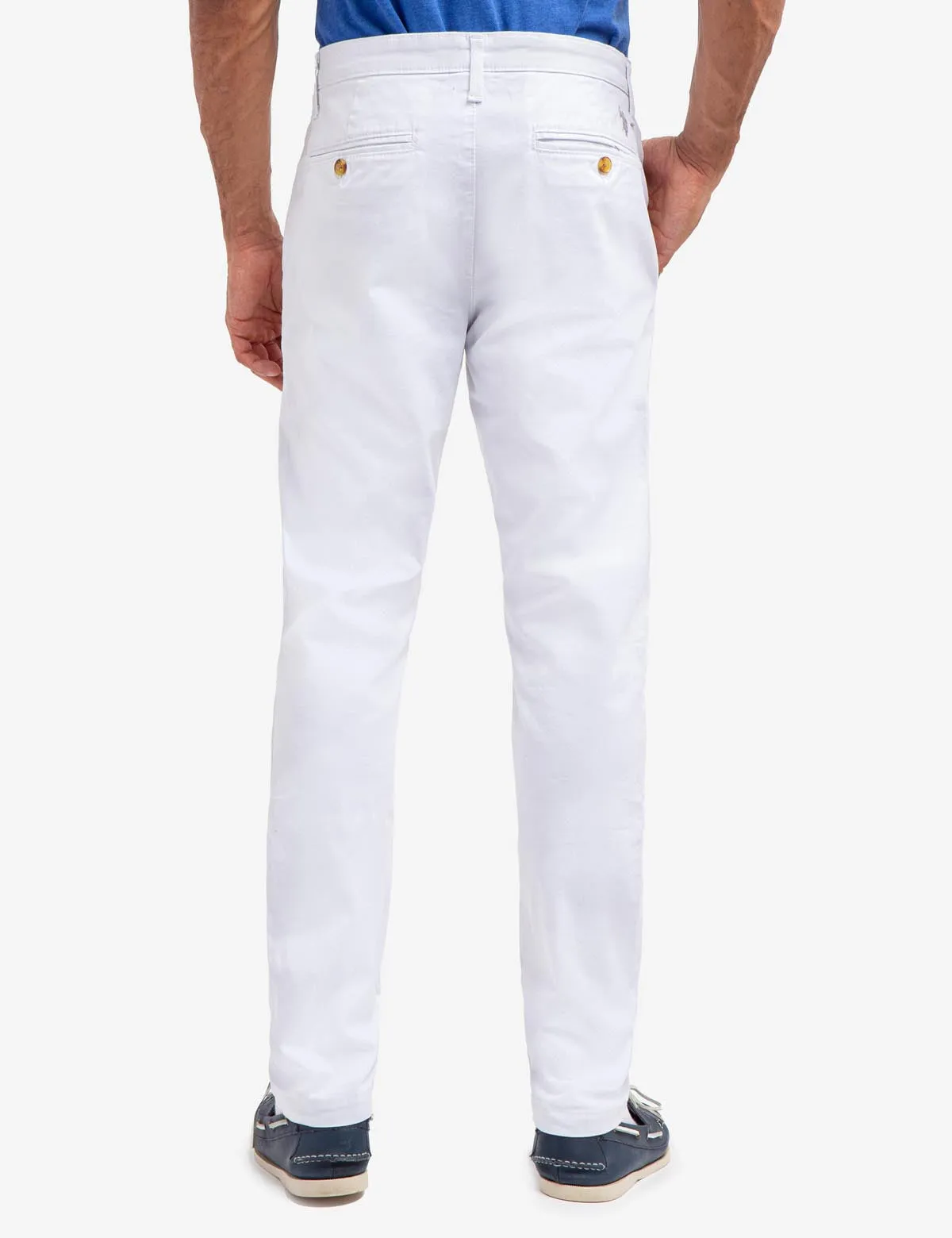 STRETCH SLIM CHINO PANTS