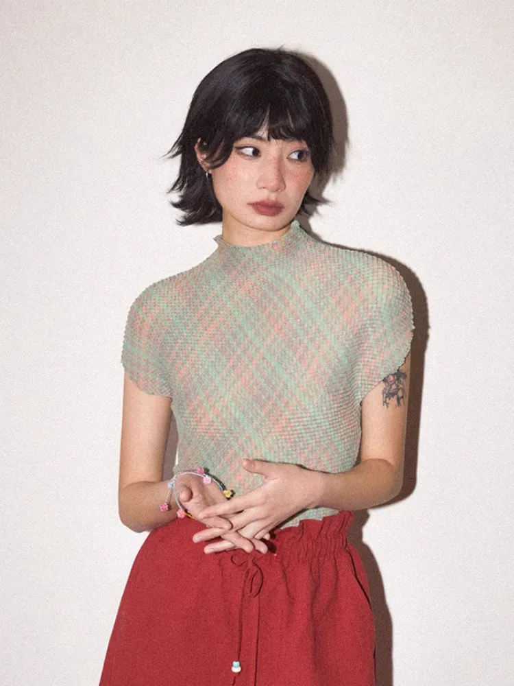 Stretch slim fit tops【s0000007807】