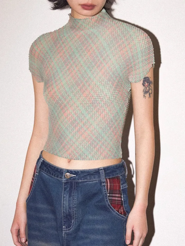Stretch slim fit tops【s0000007807】