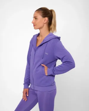 Sweat de yoga zippé violette NAMAST'HEY