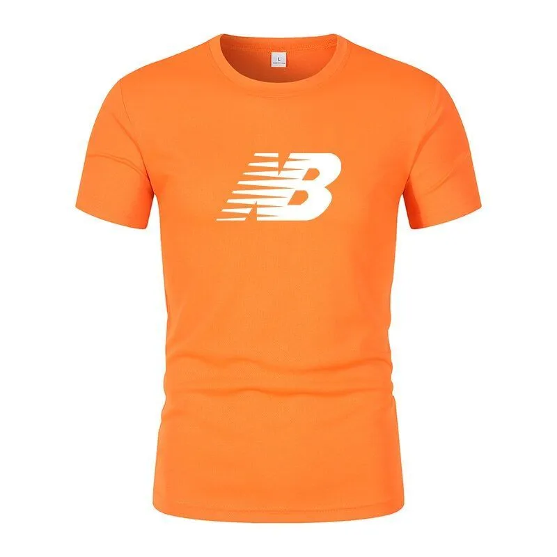 T-shirt for men's quick dry casual round neck short sleeve