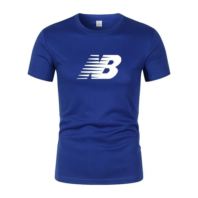 T-shirt for men's quick dry casual round neck short sleeve