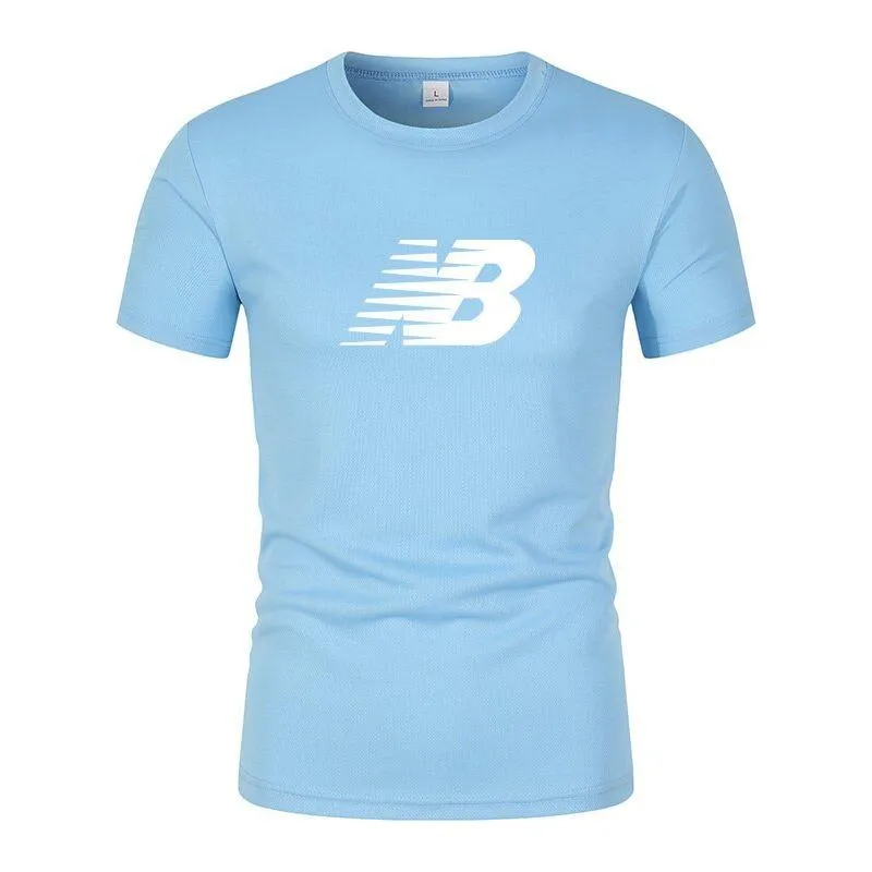 T-shirt for men's quick dry casual round neck short sleeve