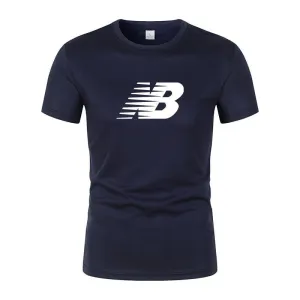 T-shirt for men's quick dry casual round neck short sleeve