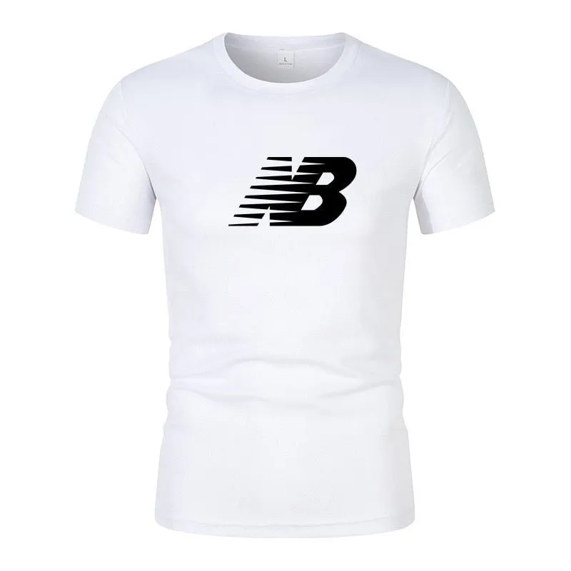 T-shirt for men's quick dry casual round neck short sleeve