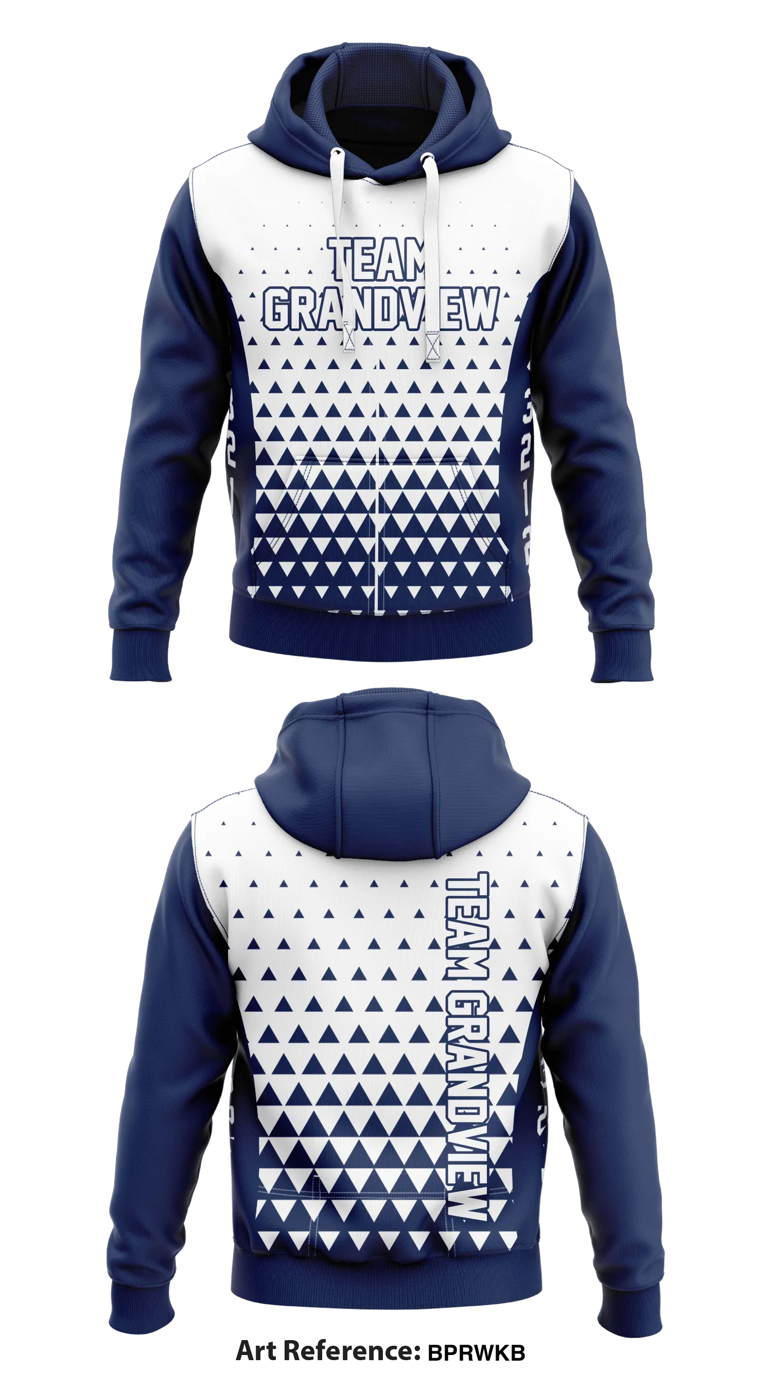 Team Grandview Store 1  Core Men's Hooded Performance Sweatshirt - BpRwkb