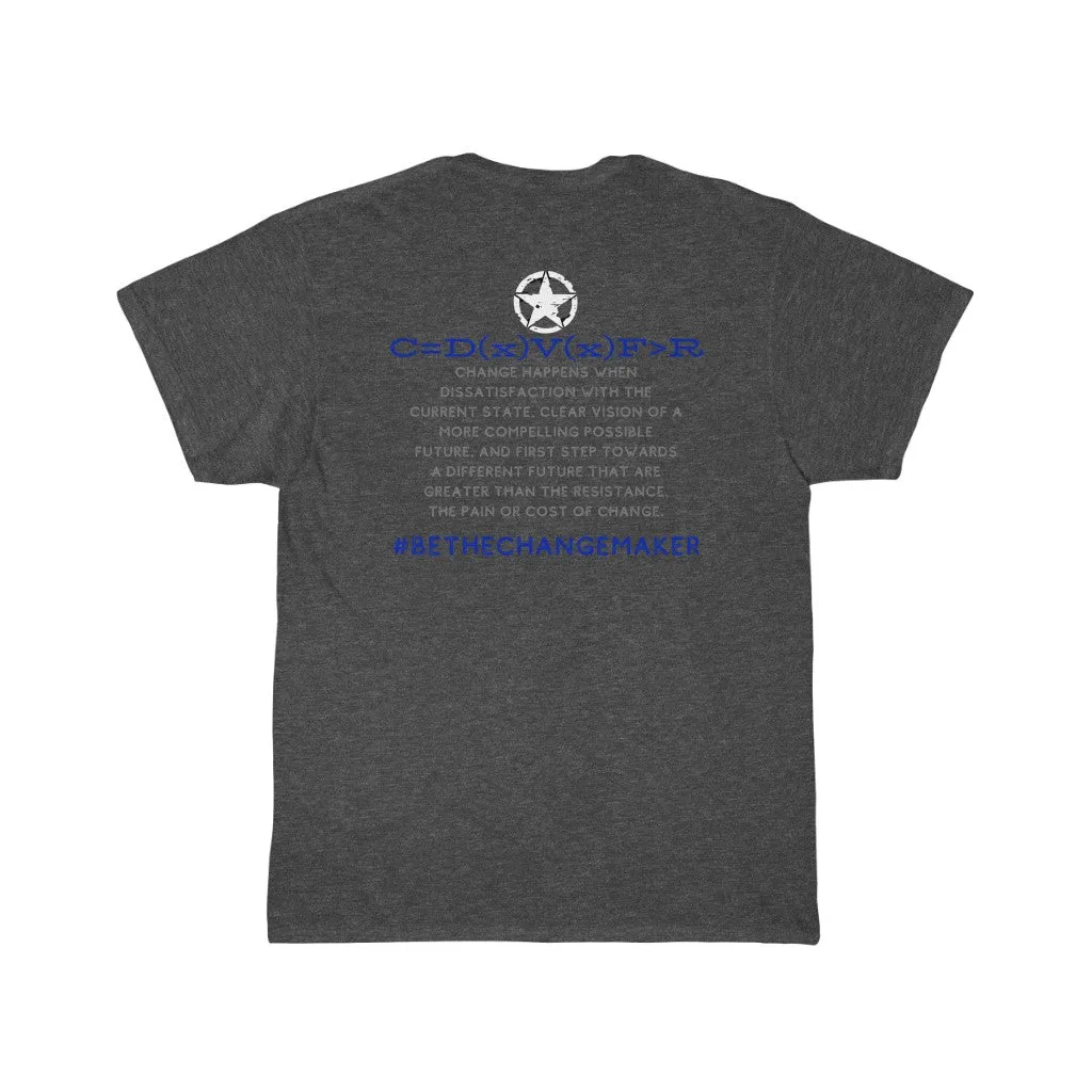 The Change Maker (blue) Short Sleeve Tee