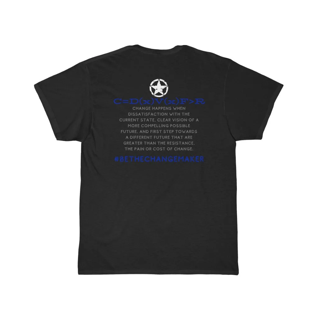 The Change Maker (blue) Short Sleeve Tee