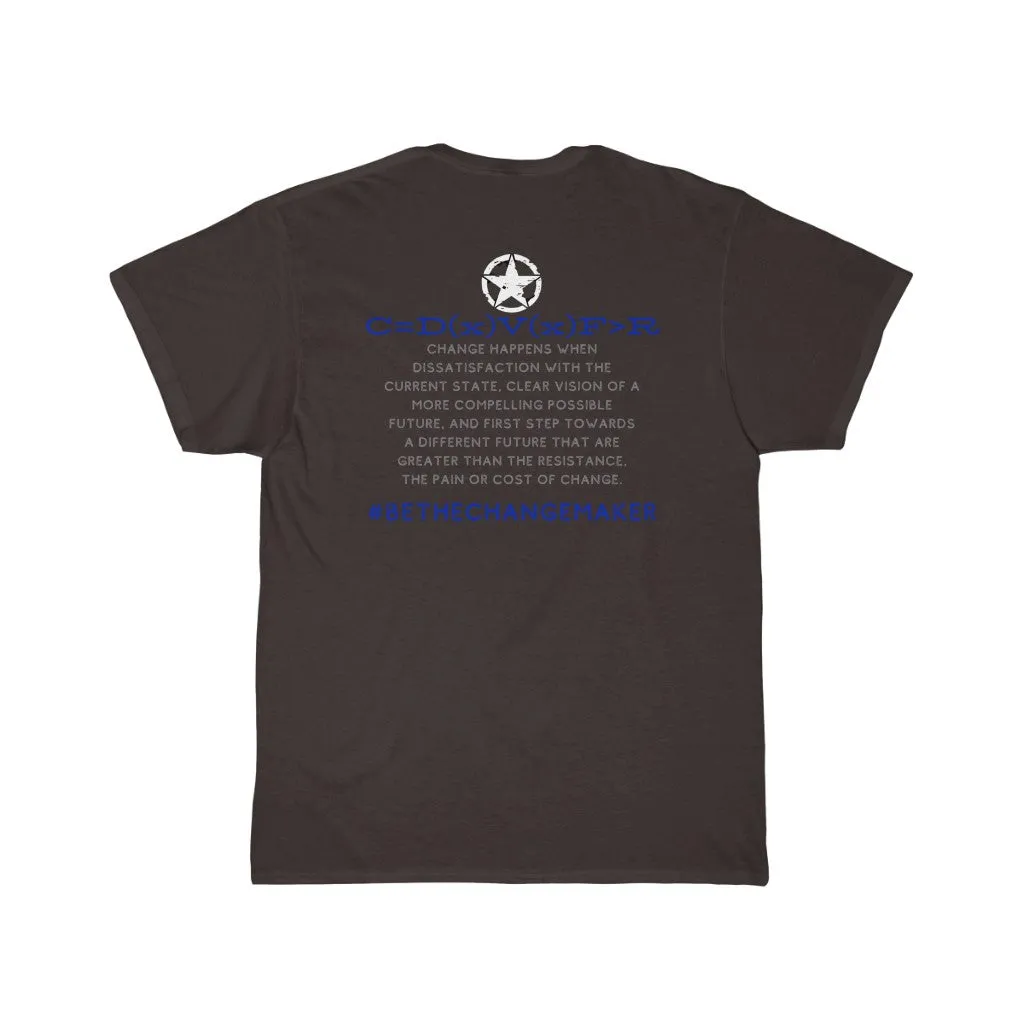 The Change Maker (blue) Short Sleeve Tee