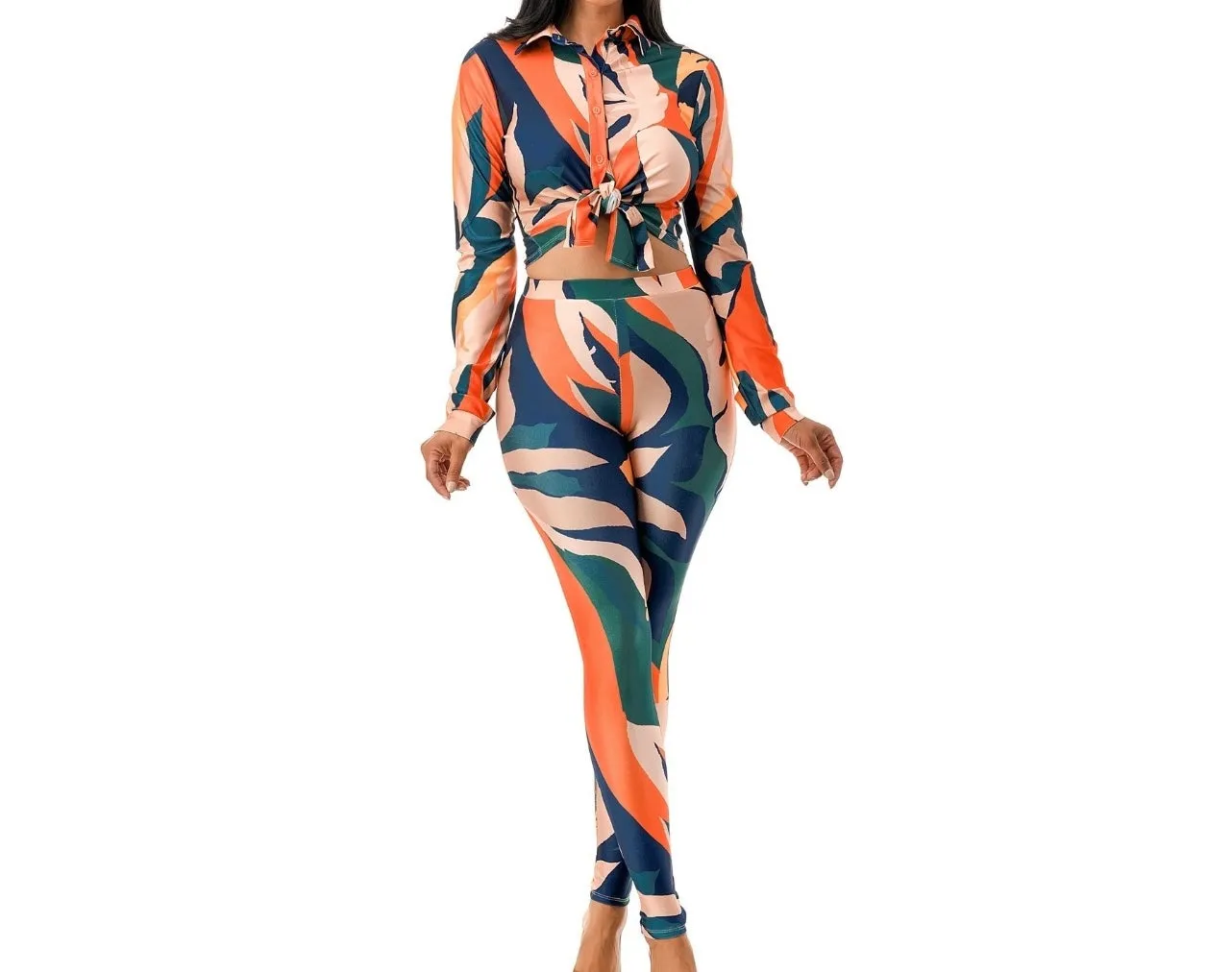THE STORY ENDS HERE TWO-PIECE PANTS SET