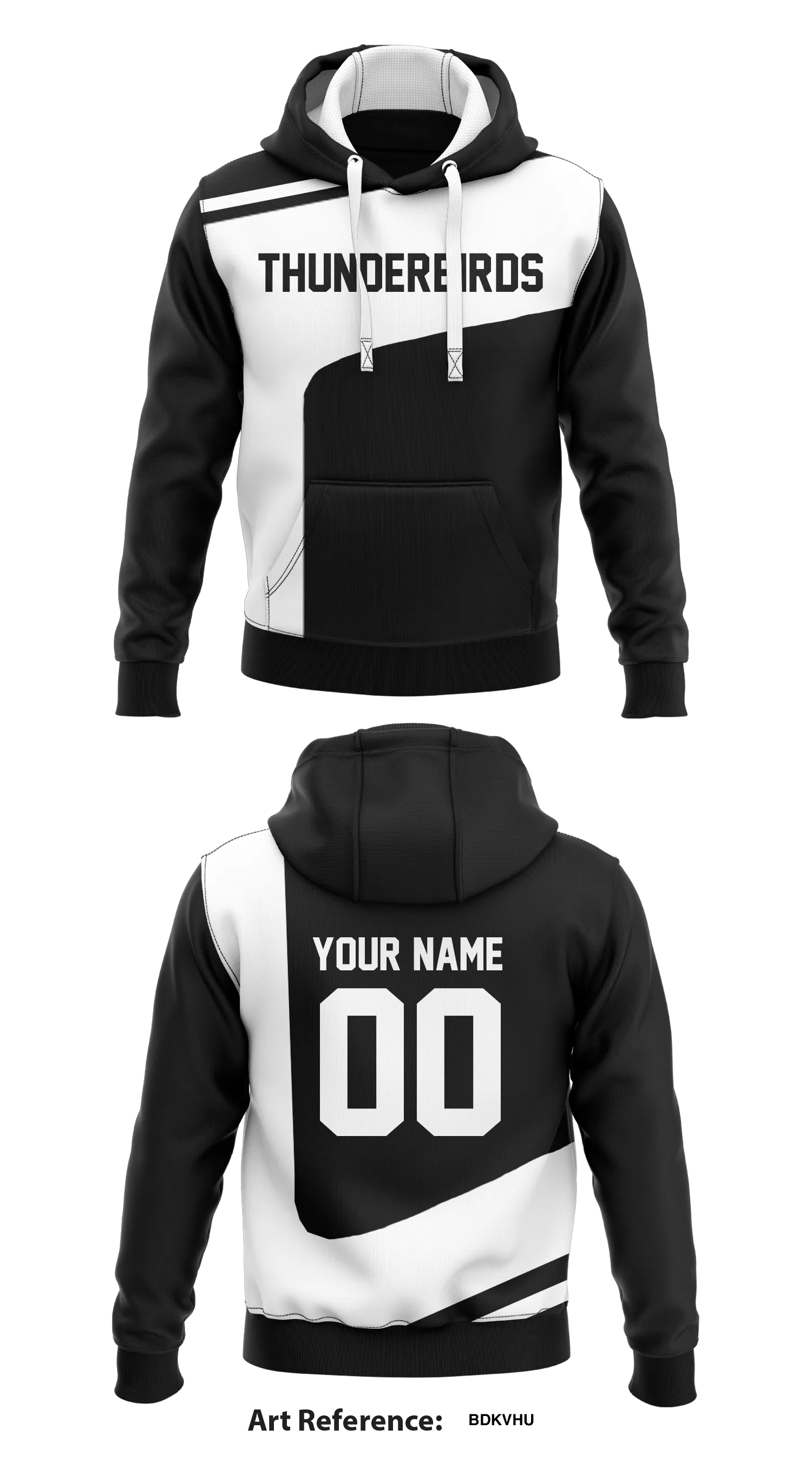 Thunderbirds Store 2 Core Men's Hooded Performance Sweatshirt - bdKVHU