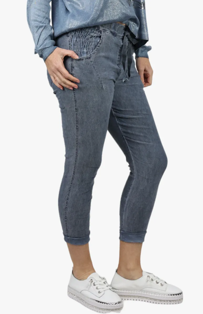 TIFF cotton stretch pants
