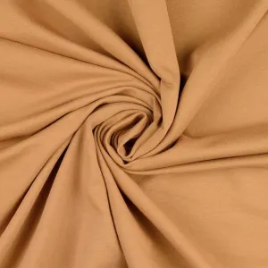 Tissu French Terry Uni - Beige fauve (Vendu x10cm)