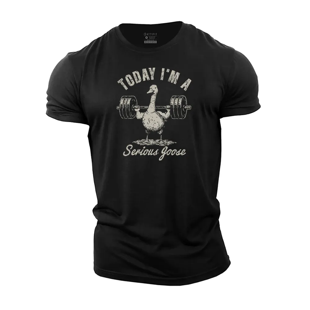Today I'm a Serious Goose Cotton T-Shirt