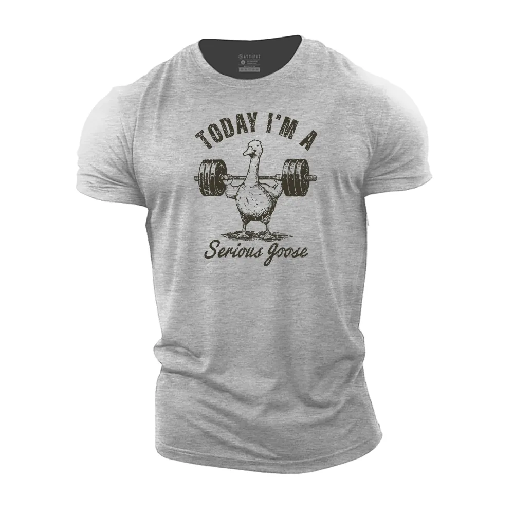 Today I'm a Serious Goose Cotton T-Shirt