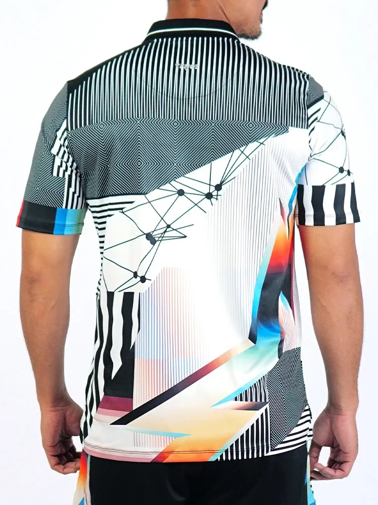 Trijee Polo / Men  / Polo Jersey / Dry Fit / DG Polo Men - Duochrome Glitch