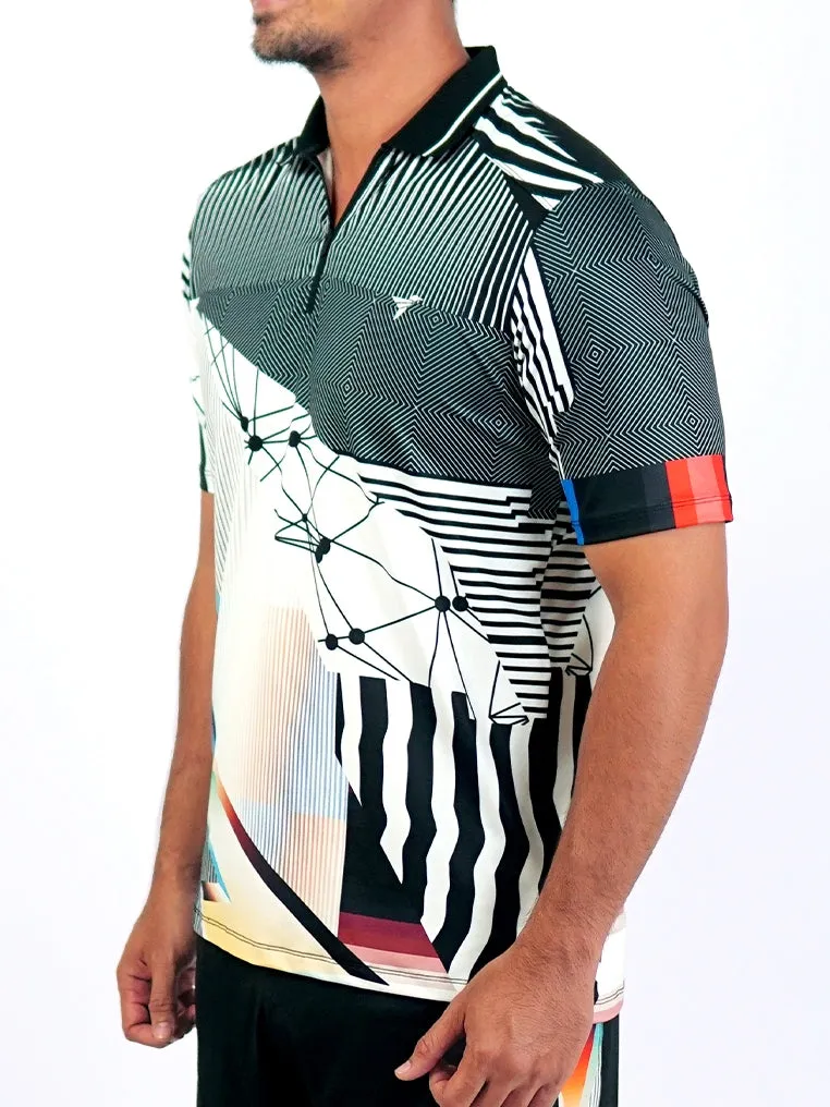Trijee Polo / Men  / Polo Jersey / Dry Fit / DG Polo Men - Duochrome Glitch