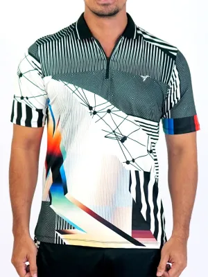 Trijee Polo / Men  / Polo Jersey / Dry Fit / DG Polo Men - Duochrome Glitch