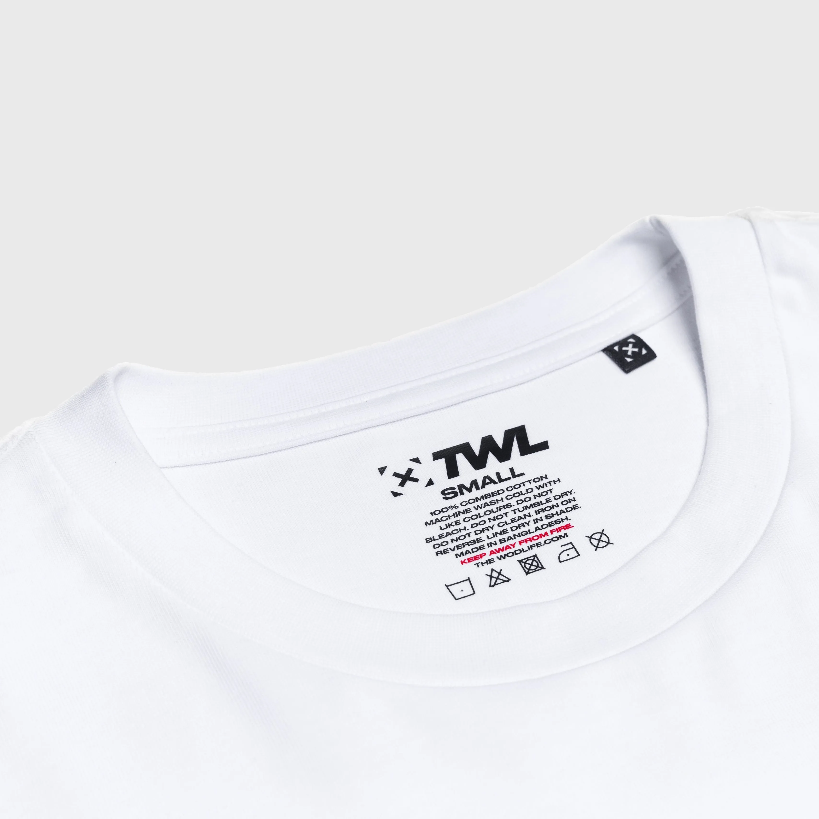 TWL - OVERSIZED T-SHIRT - BLANK - WHITE
