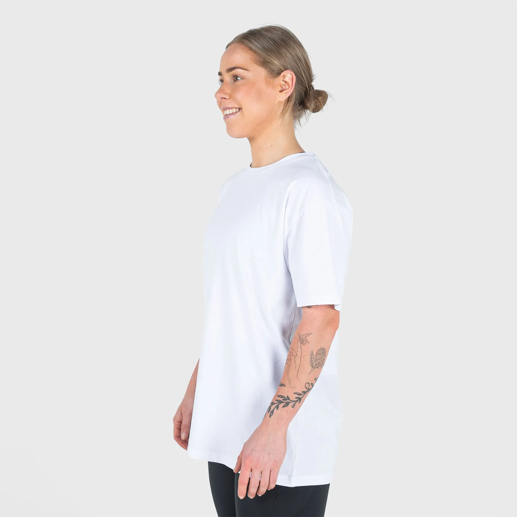 TWL - OVERSIZED T-SHIRT - BLANK - WHITE