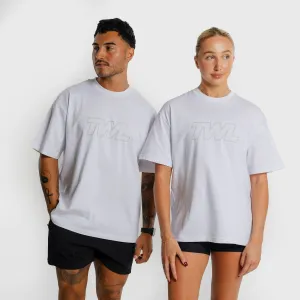 TWL - OVERSIZED TRAINING T-SHIRT - ATHLETE - WHITE