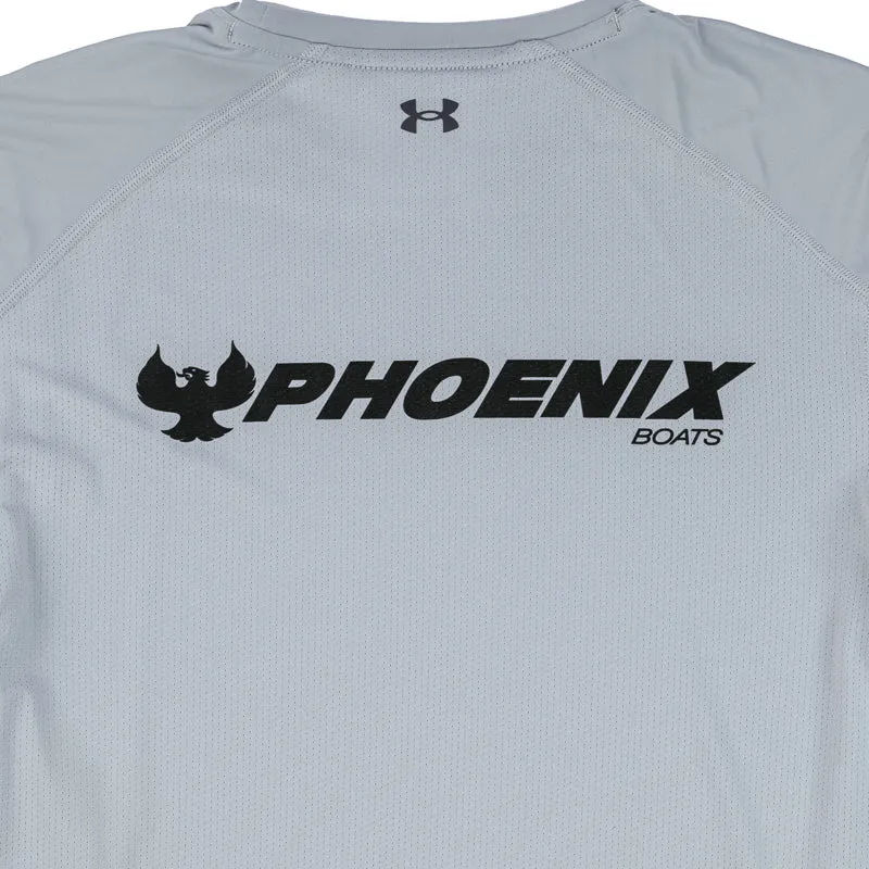 UA Shorebreak LS Crew Tee - Mod Grey