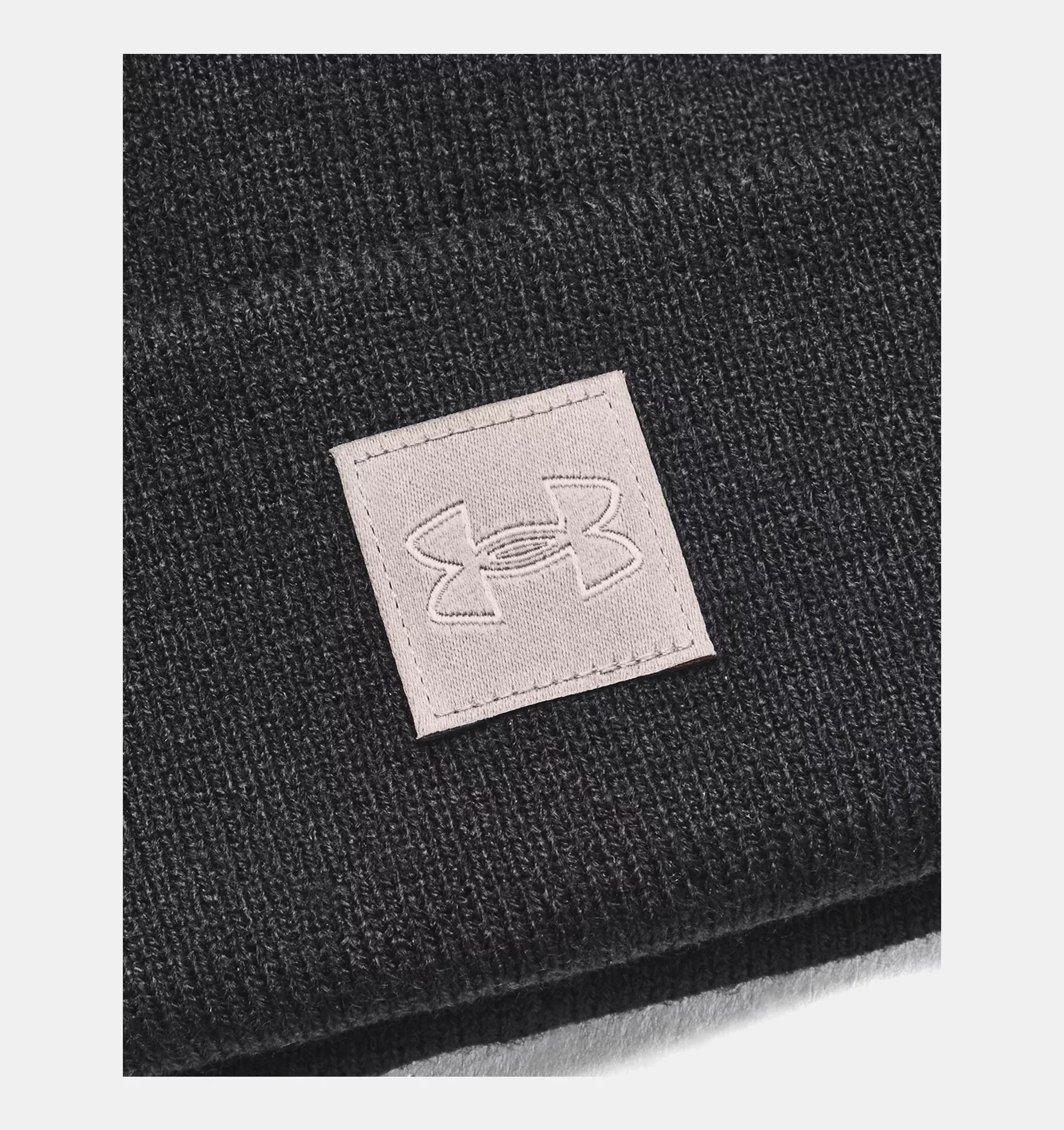 Under Armour Women's UA Halftime Cuff Beanie -Black / Pewter / Ghost Gray - 001