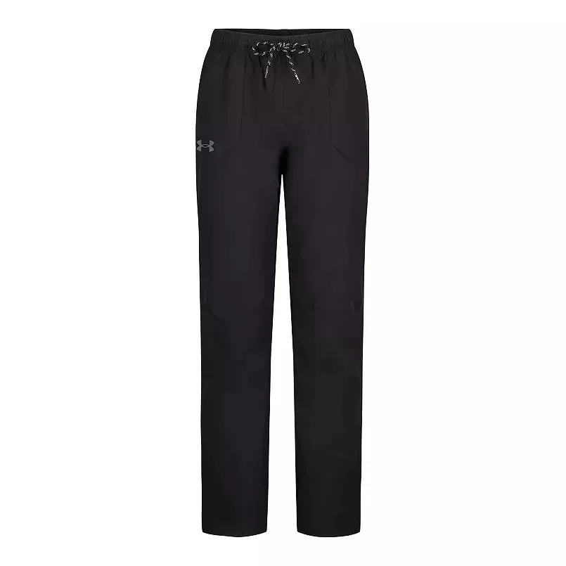 Under Armour Youth Boys' OD Stretch Tech Woven Pant - Black
