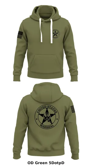 United States Marshal service  Store 1  Core Men's Hooded Performance Sweatshirt - 5DotpD