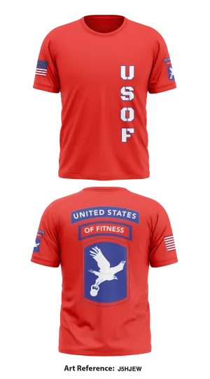 United States of Fitness Core Men's SS Performance Tee - J5HJew