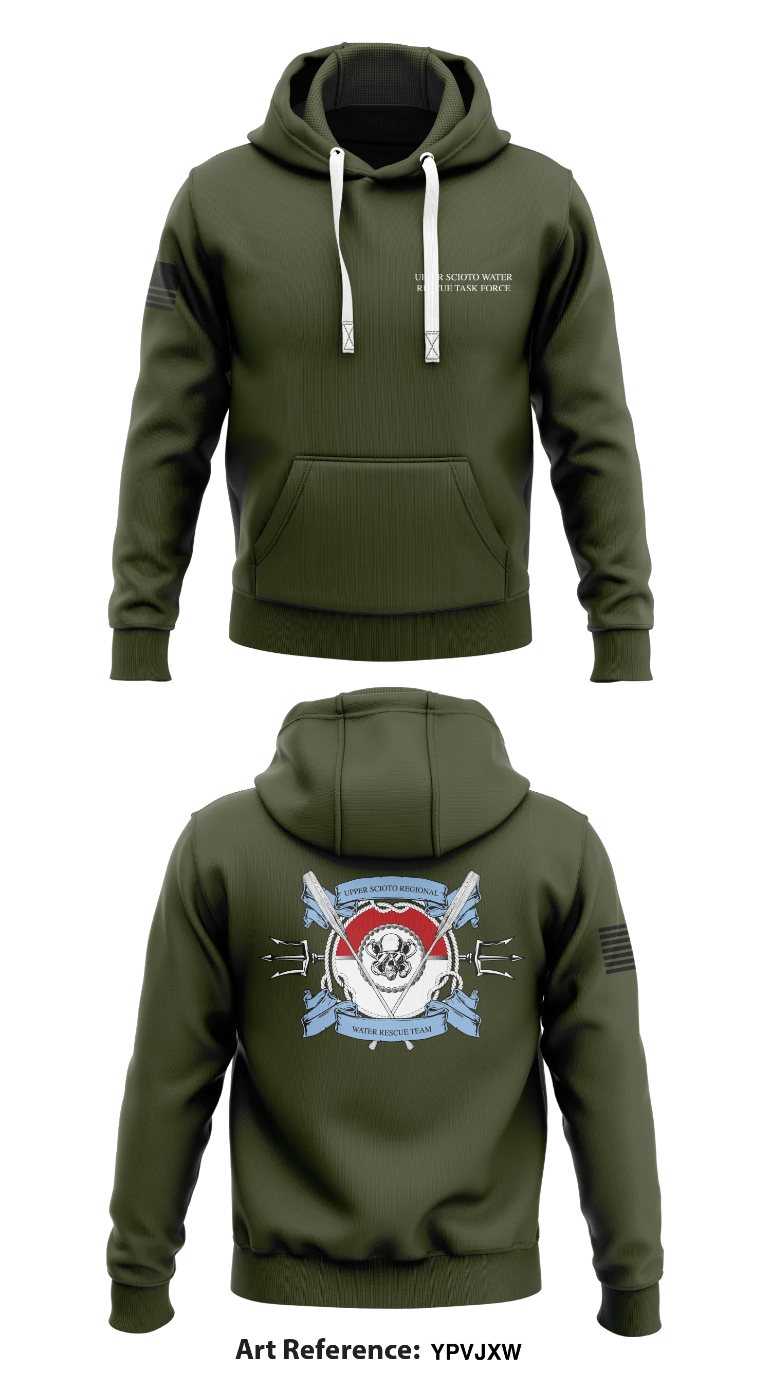 Upper Scioto Water Rescue Task Force Store 1  Core Men's Hooded Performance Sweatshirt - YPVJxw