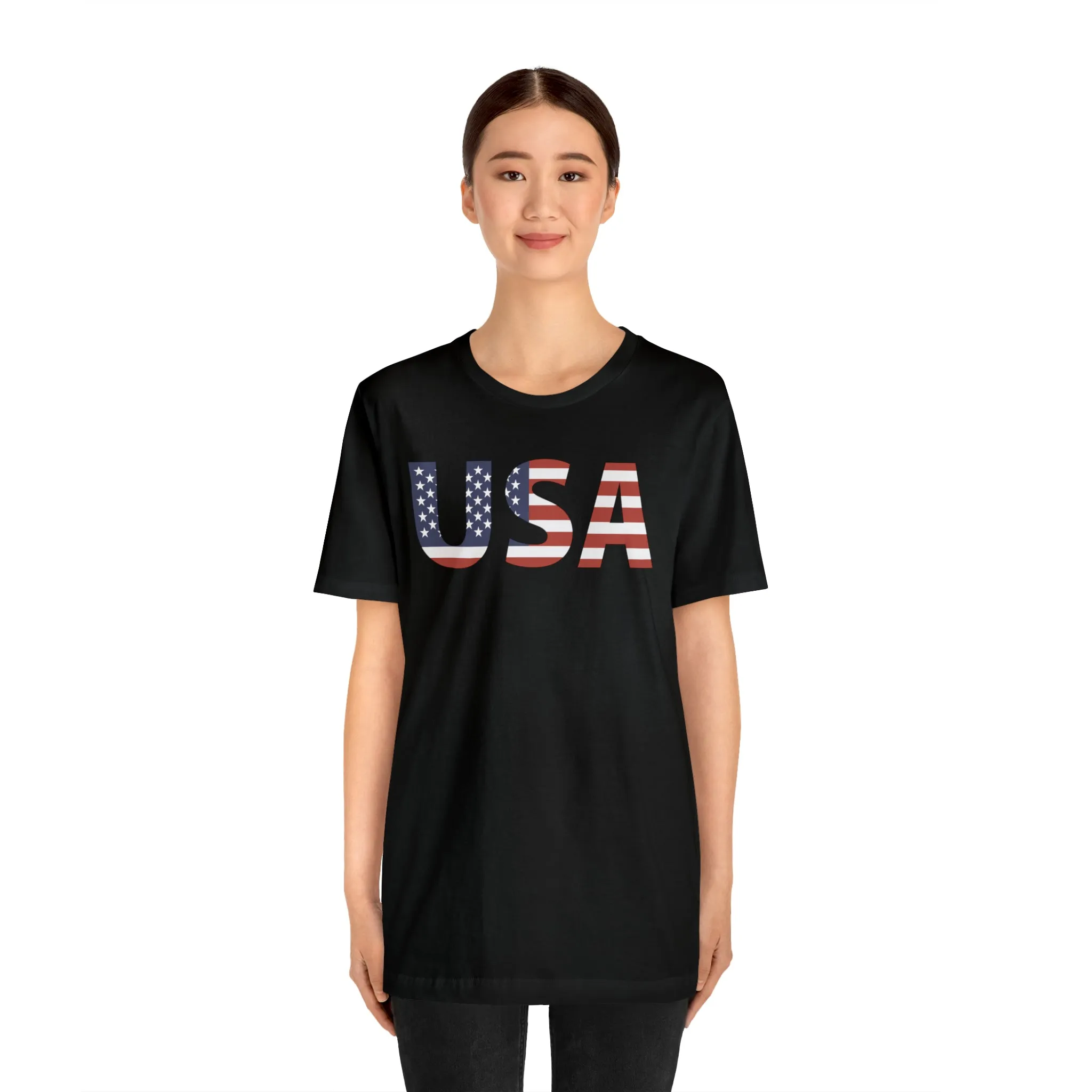 USA Eagle w/FlagShort Sleeve Tee