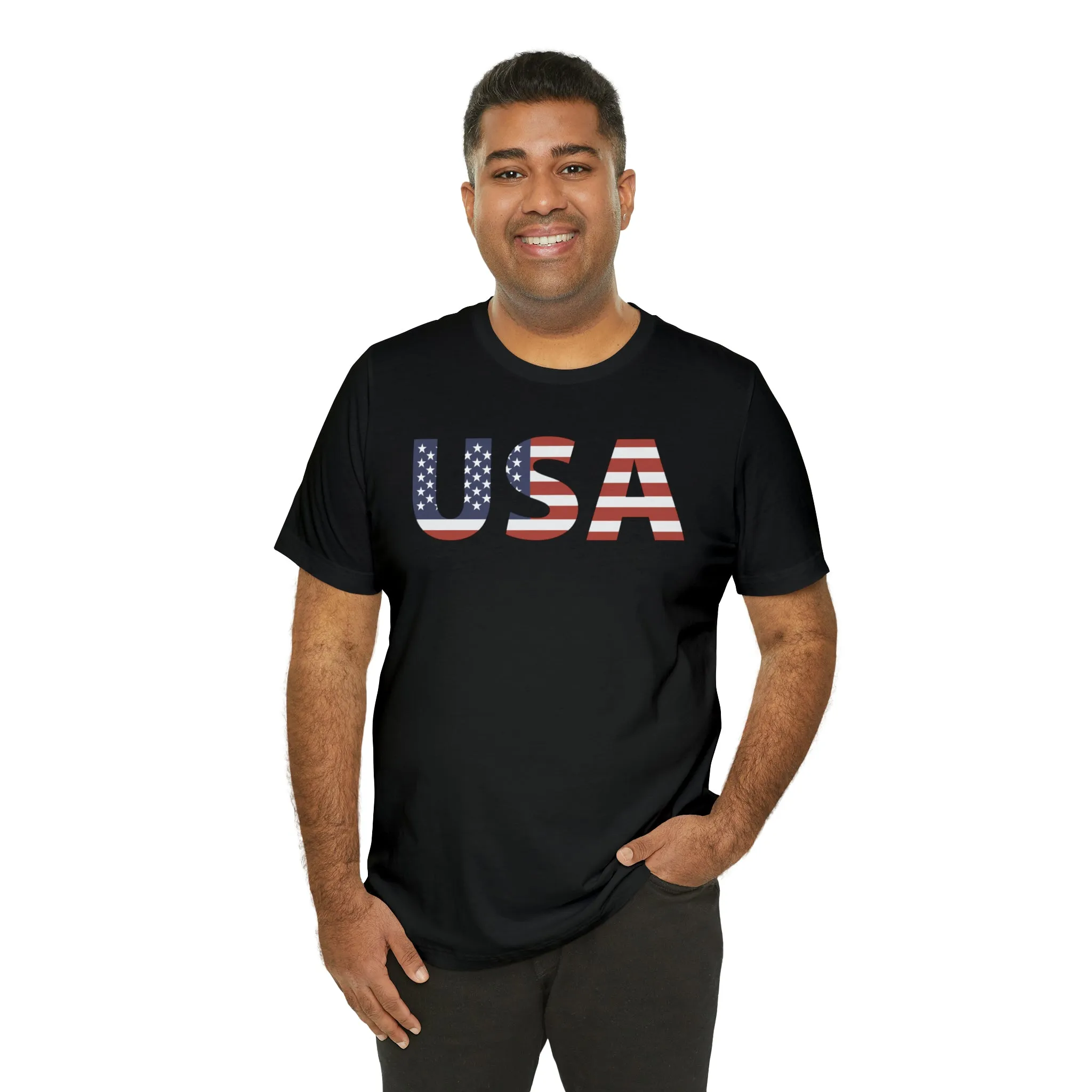 USA Eagle w/FlagShort Sleeve Tee