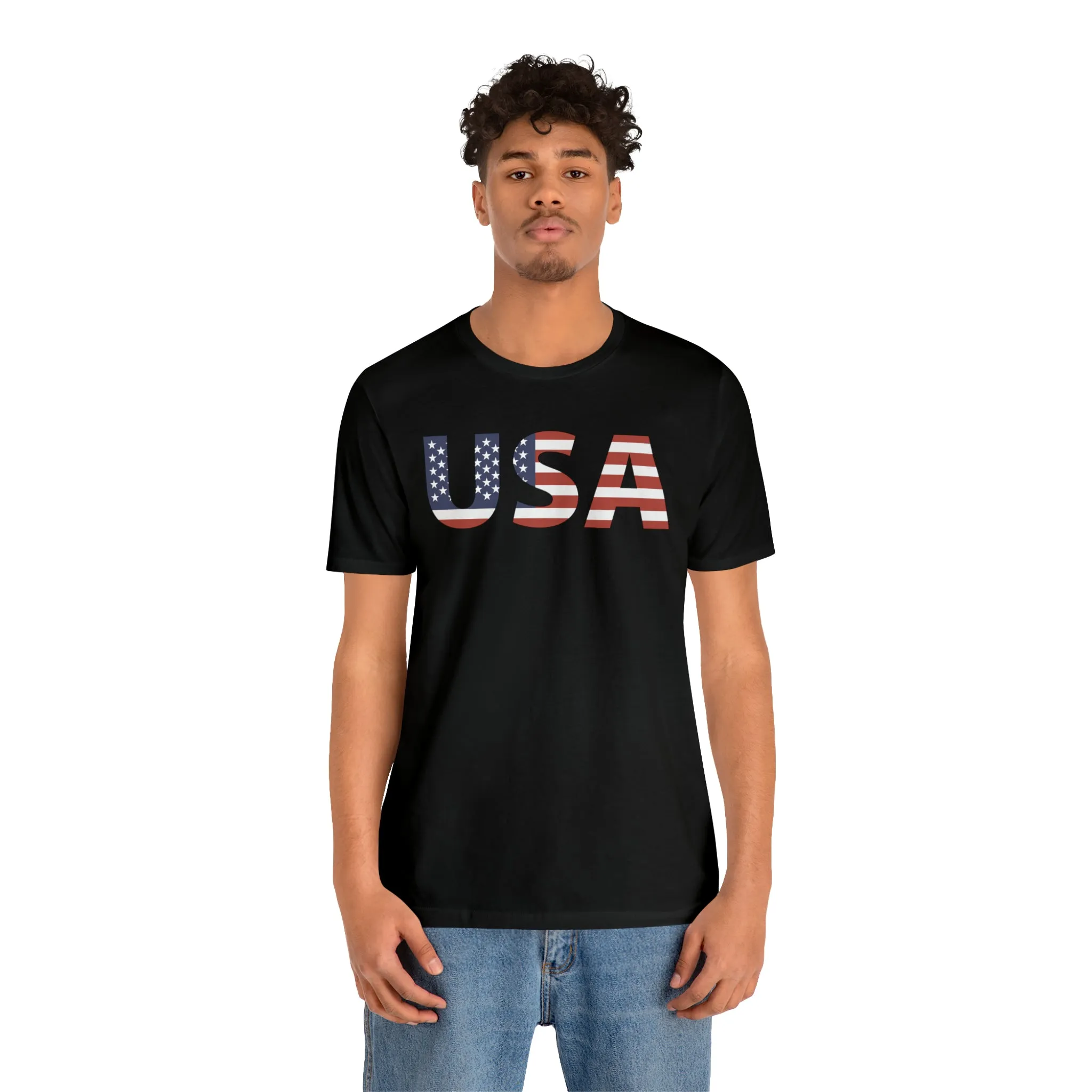 USA Eagle w/FlagShort Sleeve Tee