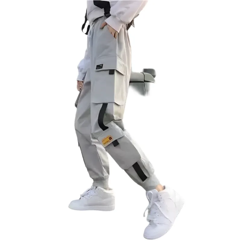 Valentina – Slimming Black Cargo Jogging Pants for Women