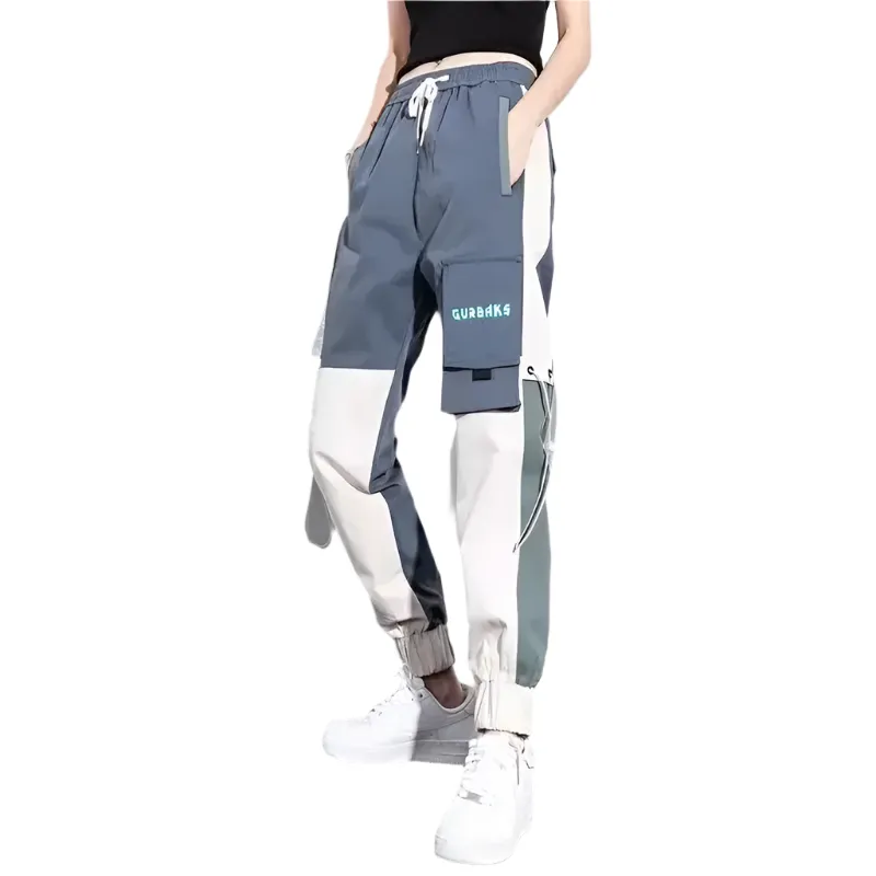 Valentina – Slimming Black Cargo Jogging Pants for Women