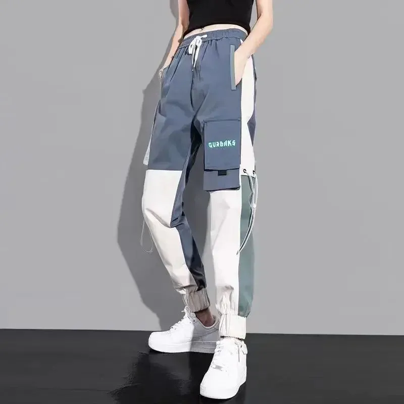 Valentina – Slimming Black Cargo Jogging Pants for Women