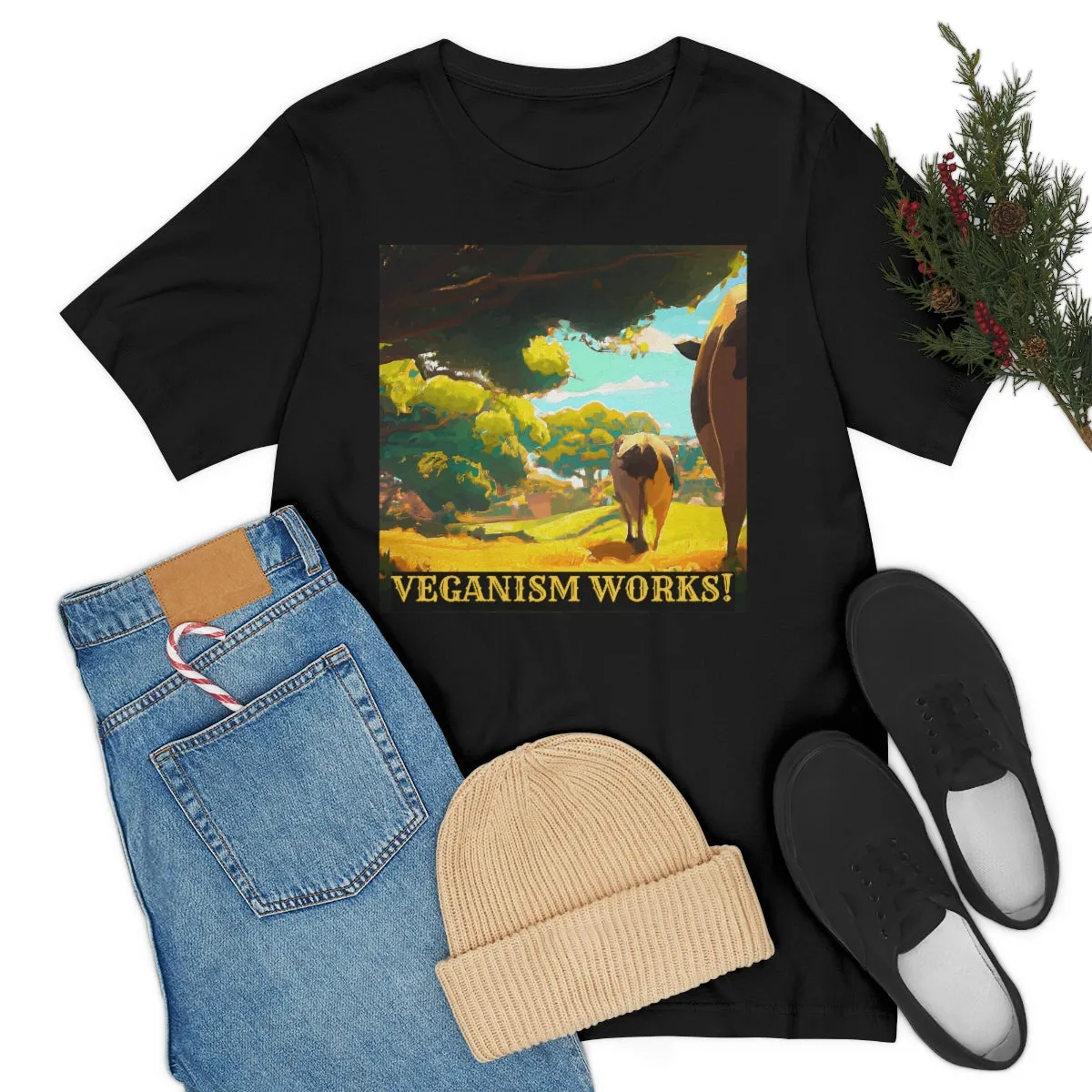 Veganism Works! Short Sleeve Tee
