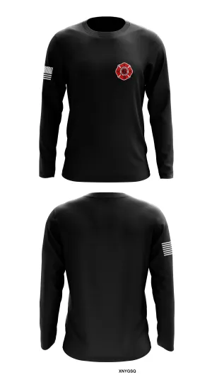 Veteran Affairs Fire Department-Bath, NY Store 1 Core Men's LS Performance Tee - Nq3yFE