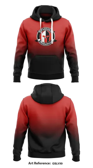 Victoria Spartans Quidditch  Store 1  Core Men's Hooded Performance Sweatshirt - gsLvx9