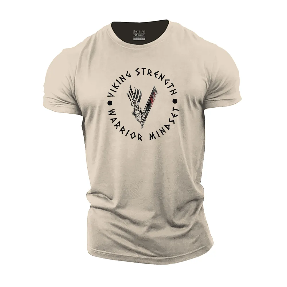 Viking Strength Warrior Mindset Cotton T-Shirt