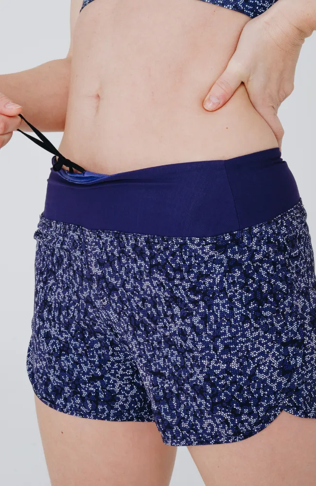 Violet Time to fly Runner Shorts