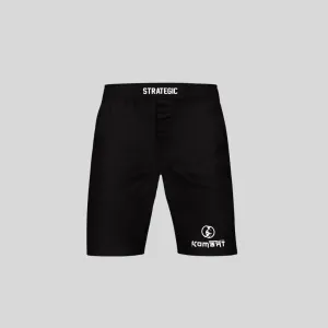 WARRIOR MMA SHORTS BLACK & WHITE