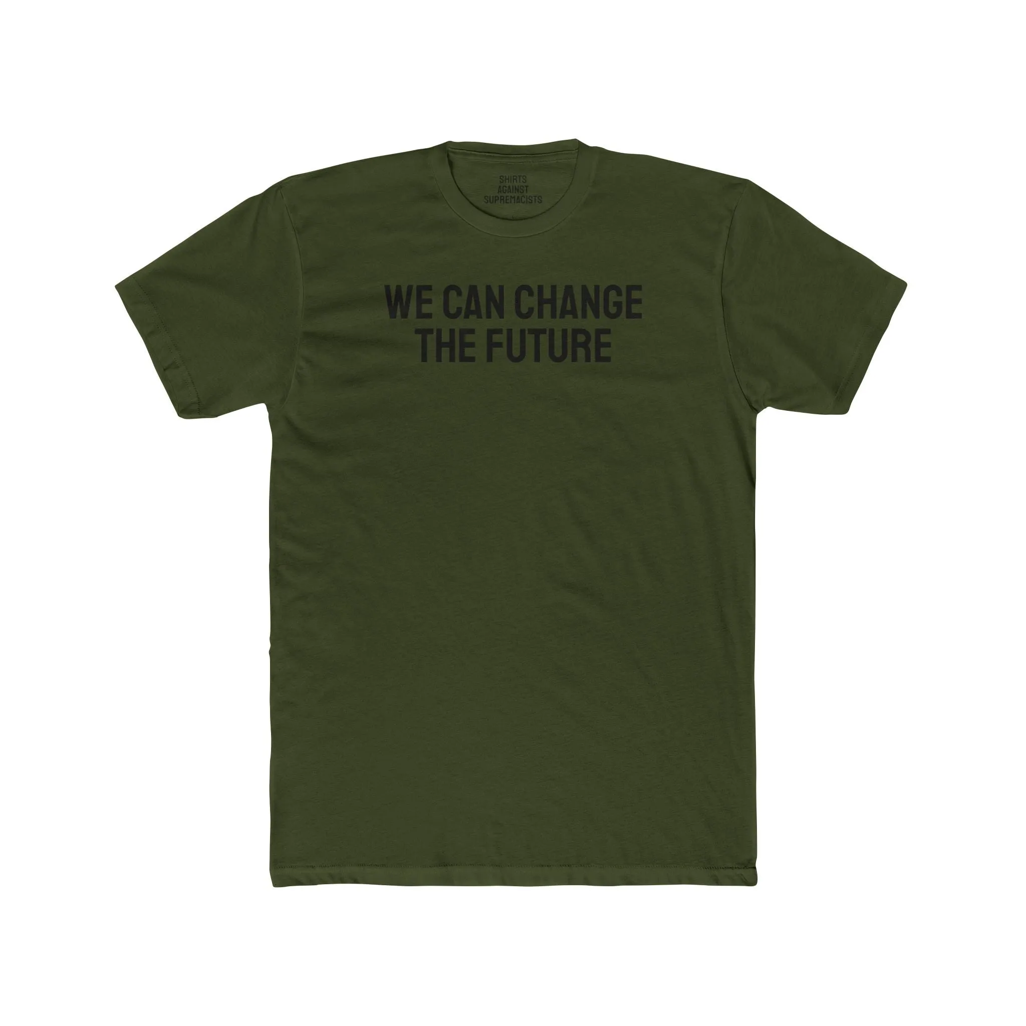 We Can Change The Future - Unisex Cotton Crew Tee