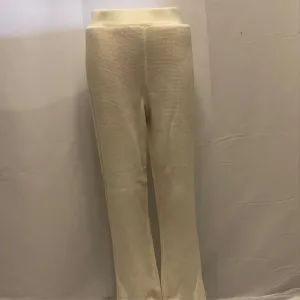 White Knit Pants